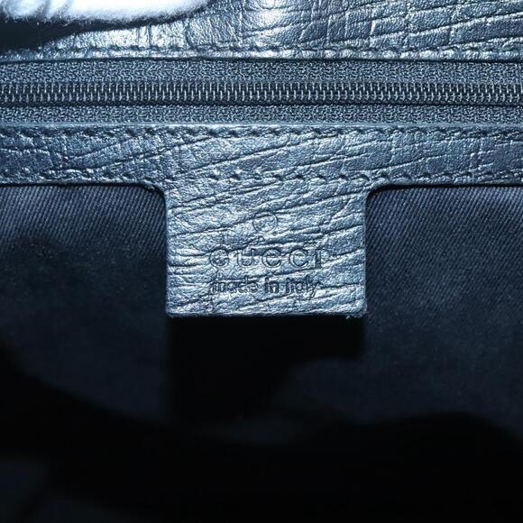 GUCCI GG Canvas Bamboo Tote Bag Black - Picture 14 of 16